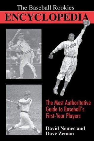 Tapa de The baseball rookies encyclopedia