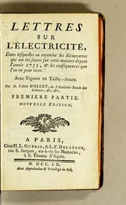 Tapa de Lettres sur l'électricité