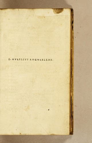 Tapa de I. Aurelius Augurellus