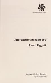 Tapa de Approach to Archaeology