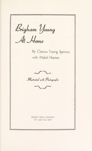 Tapa de Brigham Young At Home