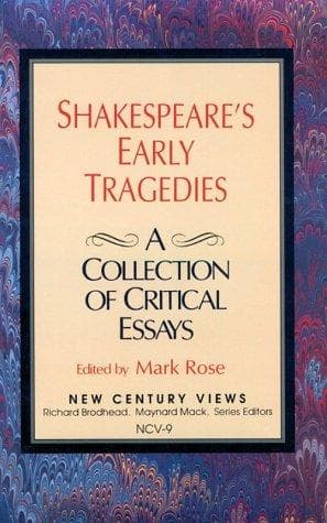 Tapa de Shakespeare's early tragedies