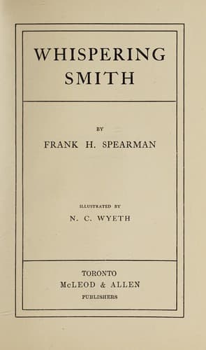 Tapa de Whispering Smith