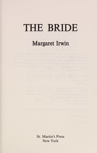 Tapa de The bride