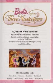 Tapa de Barbie and the three musketeers