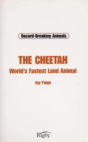 Tapa de Odr1 Cheetah