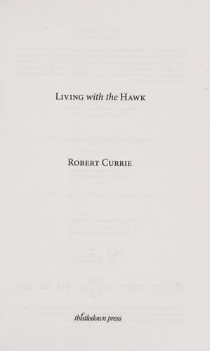 Tapa de Living with the hawk