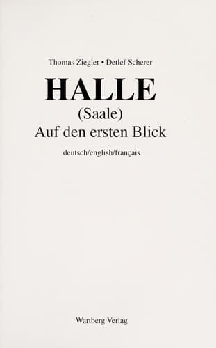 Tapa de Halle (Saale)