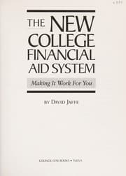 Tapa de The New College Financial Aid System
