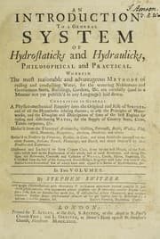 Tapa de An introduction to a general system of hydrostaticks and hydraulicks, philosophical and practical