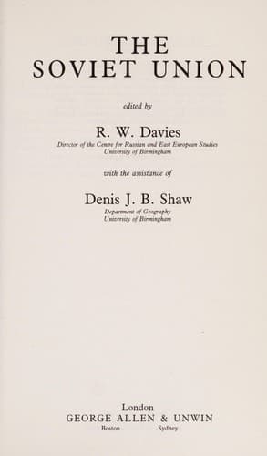 Tapa de The Soviet Union