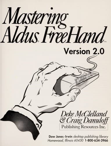 Tapa de Mastering Aldus FreeHand, version 2.0