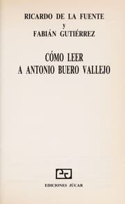 Tapa de Cómo leer a Antonio Buero Vallejo