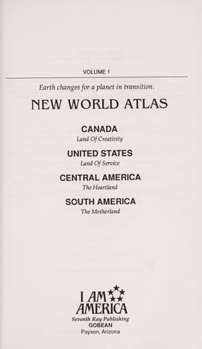 Tapa de New world atlas