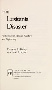 Tapa de The Lusitania disaster