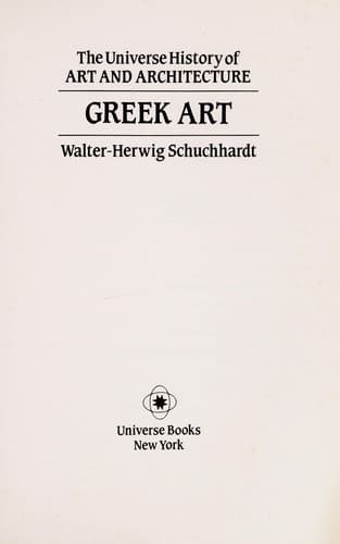 Tapa de Griechische Kunst