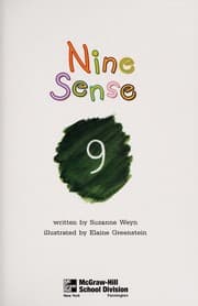 Tapa de Nine sense (McGraw-Hill reading)