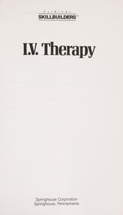 Tapa de I.V. therapy