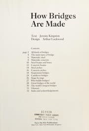 Tapa de How bridges are made