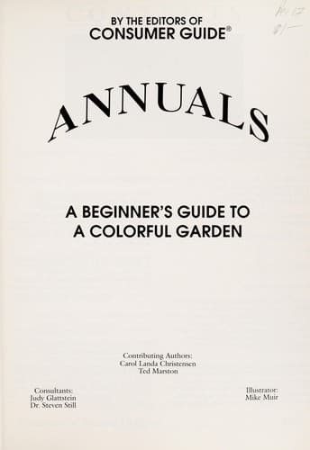 Tapa de Annuals