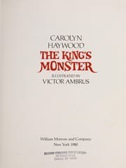 Tapa de The king's monster