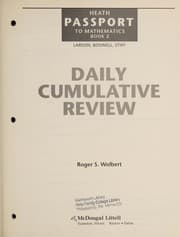 Tapa de Heath passport to mathematics