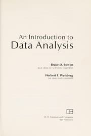 Tapa de An introduction to data analysis