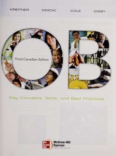Tapa de Organizational behaviour