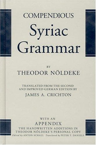 Tapa de Compendious Syriac Grammar