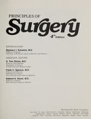 Tapa de Principles of surgery