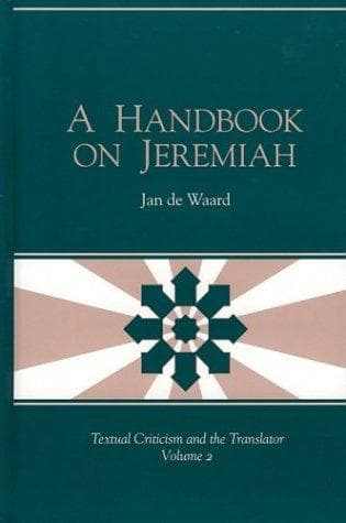Tapa de A handbook on Jeremiah