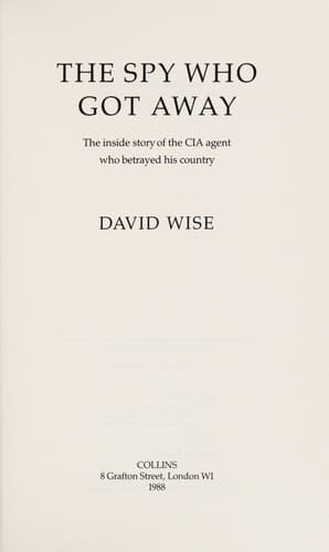 Tapa de The spy who got away