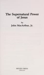 Tapa de The supernatural power of Jesus