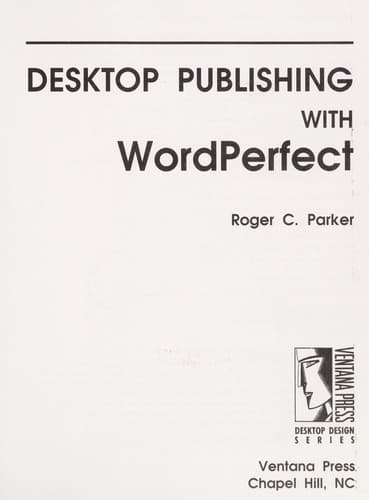 Tapa de Desktop publishing with WordPerfect