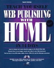 Tapa de Teach yourself Web publishing with HTML in 14 days