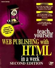 Tapa de Teach yourself Web publishing with HTML 3.0 in a week