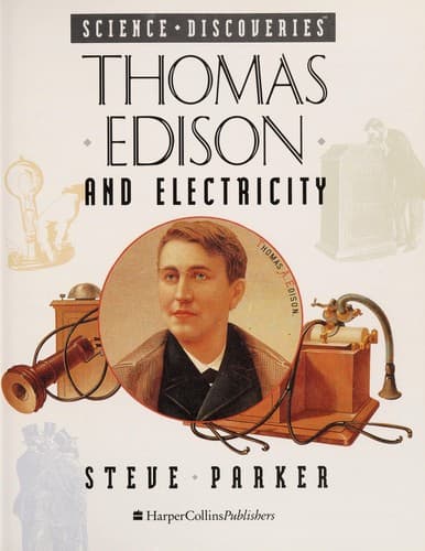 Tapa de Thomas Edison and electricity