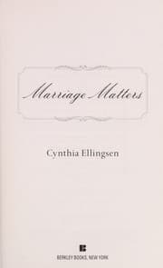 Tapa de Marriage matters