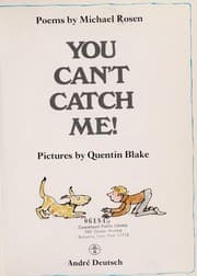 Tapa de You can't catch me!
