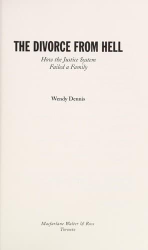 Tapa de The Divorce from Hell