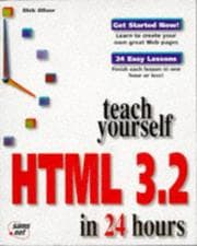 Tapa de Teach yourself HTML 3.2 in 24 hours