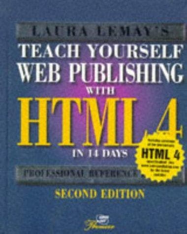 Tapa de Teach yourself Web Publishing with HTML 4 in 14 days
