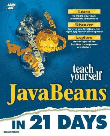 Tapa de Teach yourself JavaBeans in 21 days