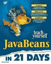 Tapa de Teach yourself JavaBeans in 21 days