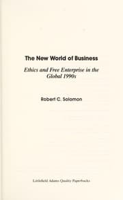 Tapa de The New World of Business