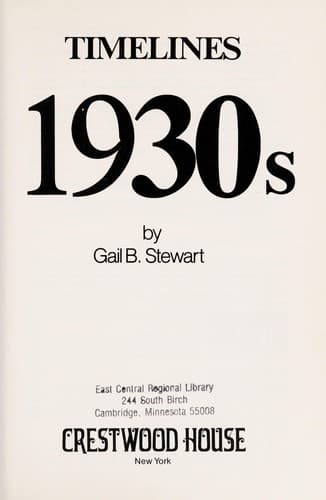 Tapa de 1930s