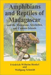 Tapa de Amphibians and reptiles of Madagascar and the Mascarene, Seychelles, and Comoro Islands