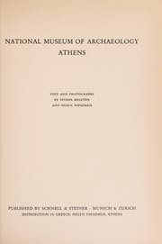 Tapa de National Museum of Archaeology, Athens