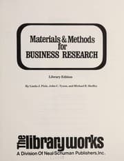 Tapa de Materials and methods for business research