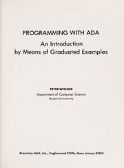 Tapa de Programming with Ada